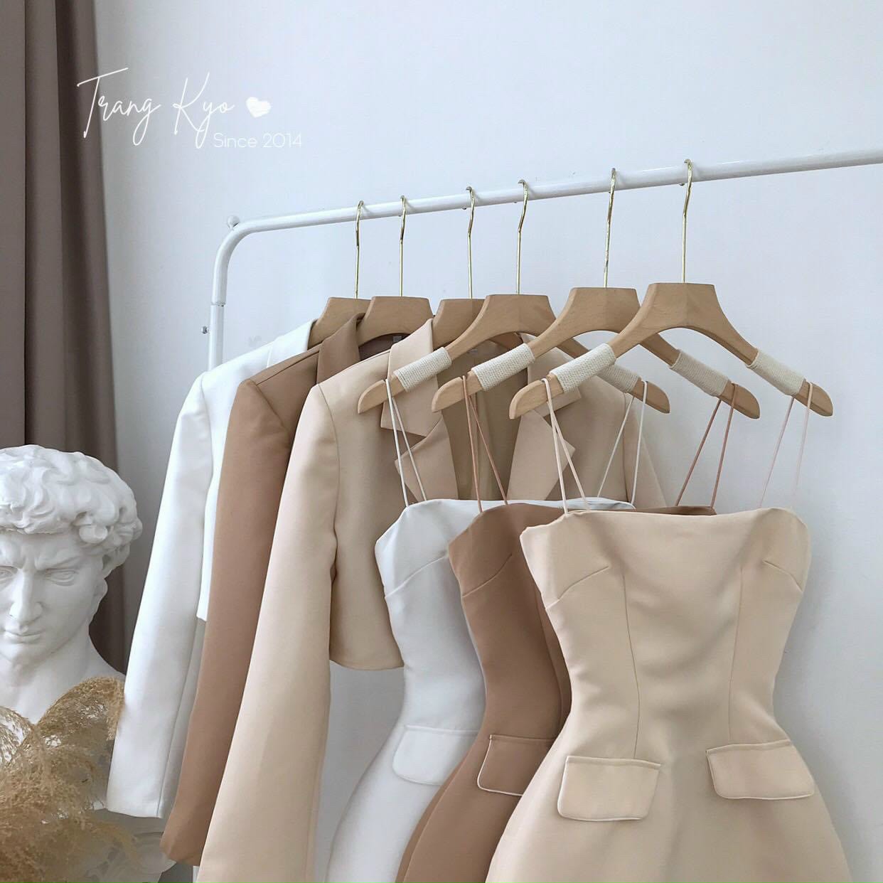 [HCM]Sét Đầm + Áo Khoác Vest