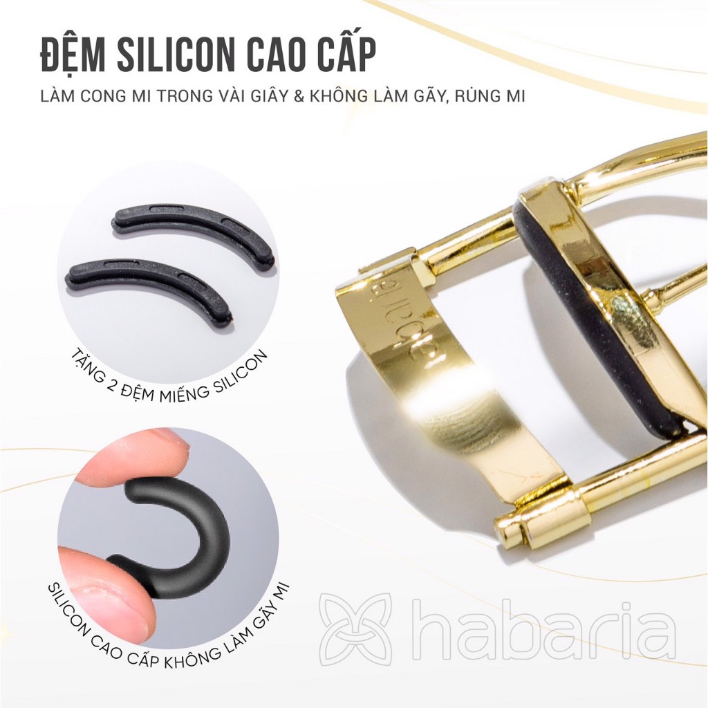Kẹp bấm mi HABARIA 3D giúp mi cong dài đều