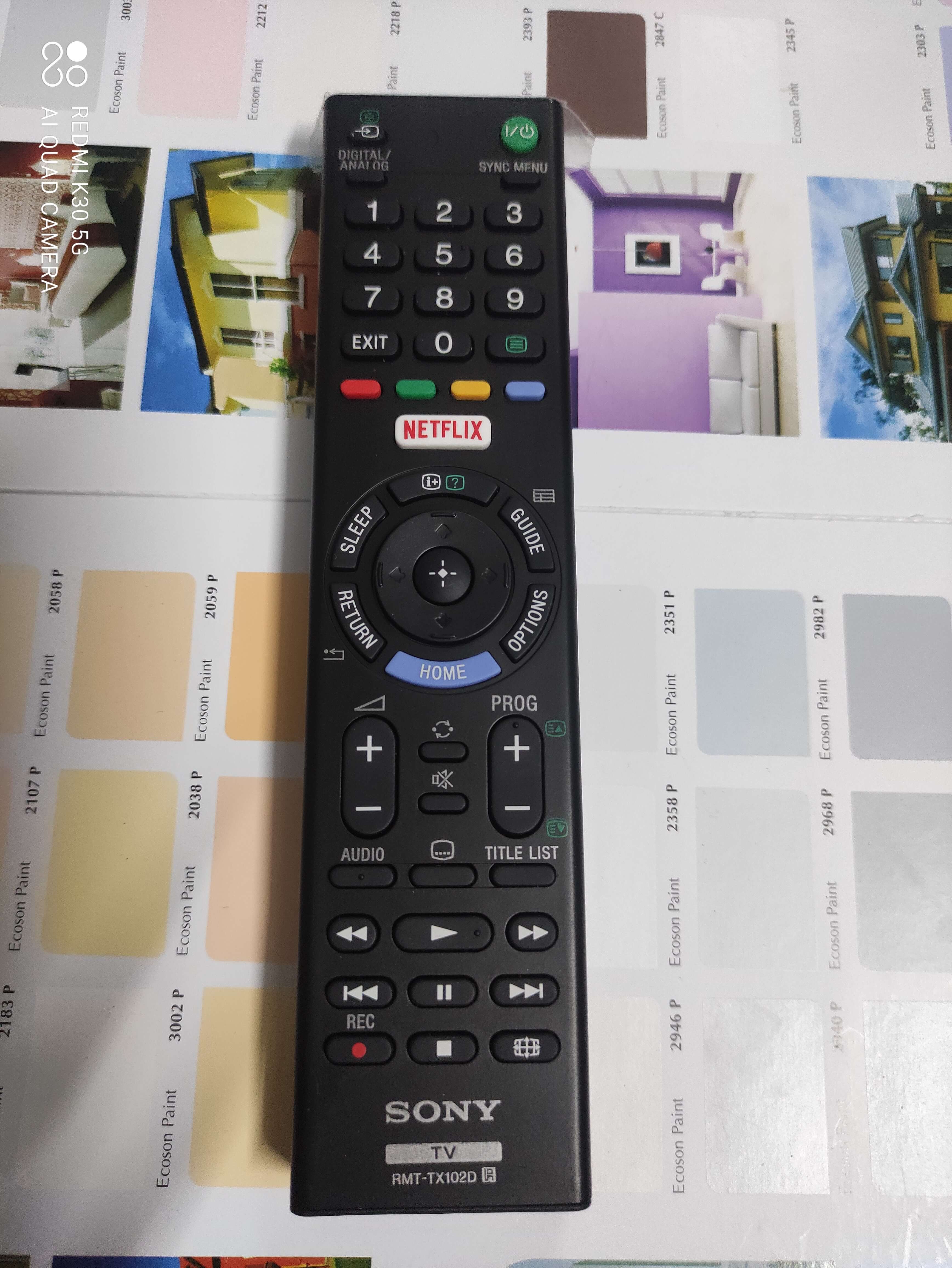 Điều khiển Ti Vi Sony 4K RMT- TX102D