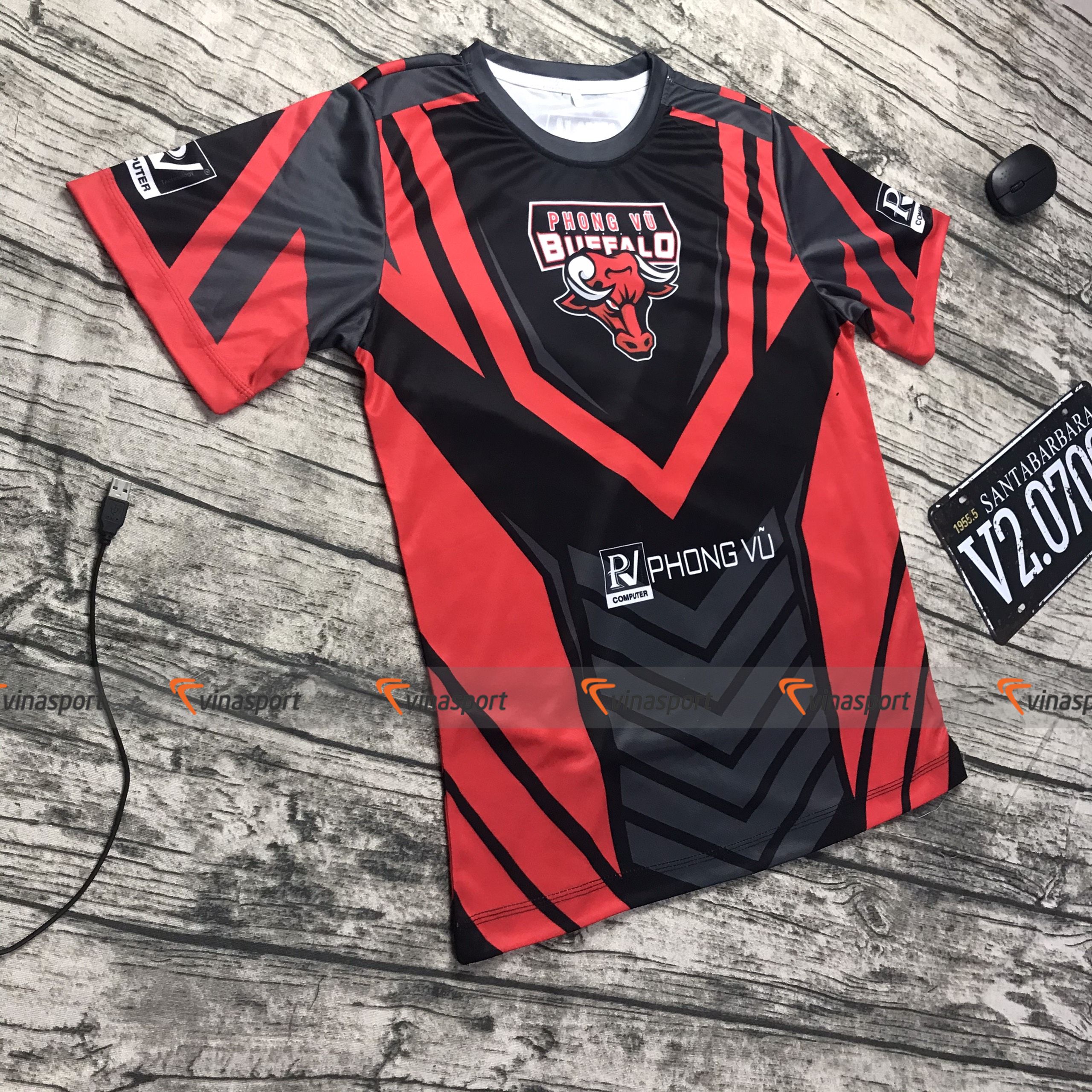 Áo thun Game Esports PVB Phong Vũ Buffalo