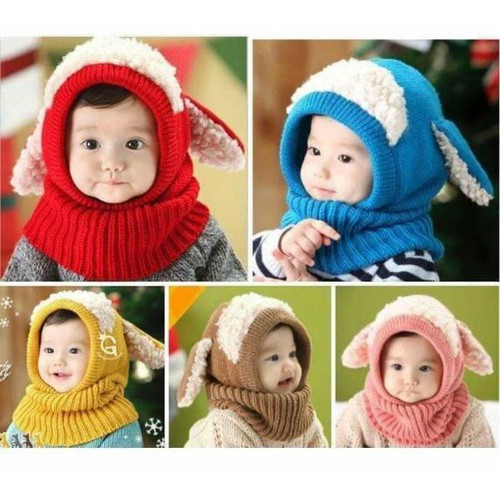 Mũ Lông Cừu Cho Bé Từ 05 Tháng Đến 03 Tuổi