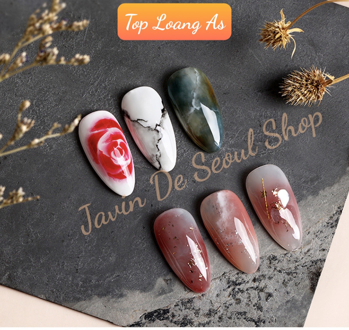 Sơn Gel Top Loang AS 15ml ( Sơn Gel Hơ Máy )