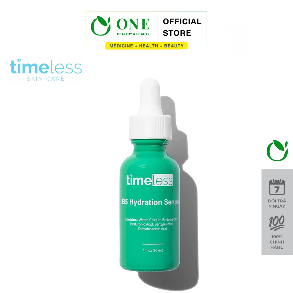 Tinh chất làm dịu & phục hồi da timeless vitamin b5 30ml