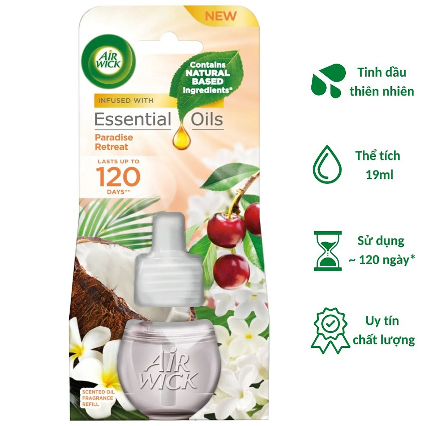 19ML awk2328 paradise retreat Air Wick refill oil bottle (220V Spa white ceramic) electronic perfume quick empty space