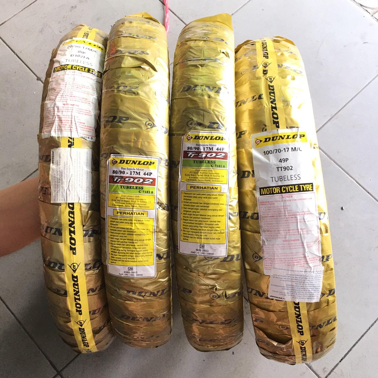 [HCM]VỎ XE DUNLOP GAI TT902 DÀNH CHO XE ĐI VÀNH 17