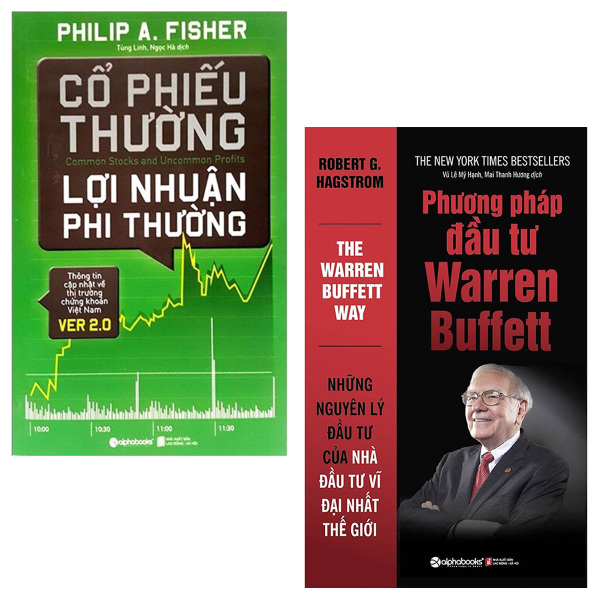 Combo 2 Sách: Cổ Phiếu Thường Lợi Nhuận Phi Thường + Phương Pháp Đầu Tư Warren Buffett + Tặng Bookmark