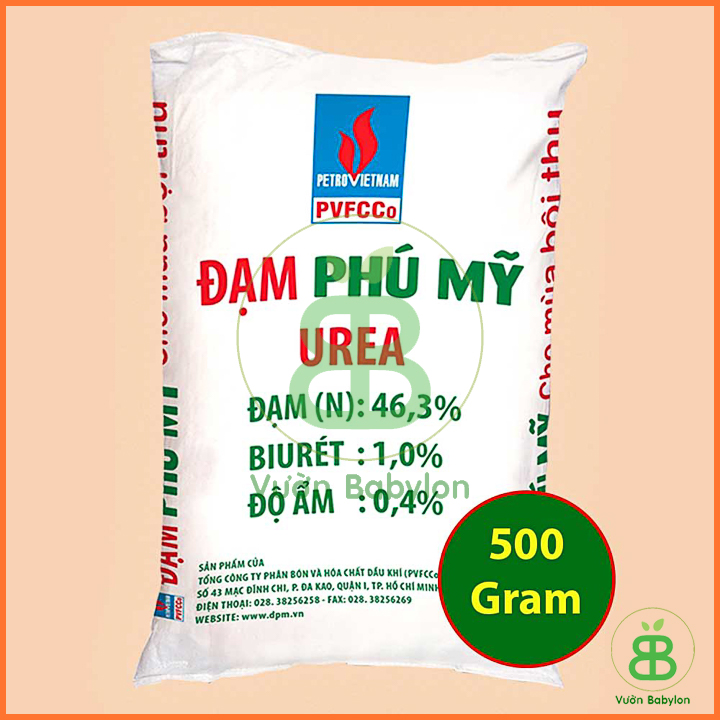 Phân Đạm Ure Phú Mỹ 500G Giúp Cây Phát Triển Tốt