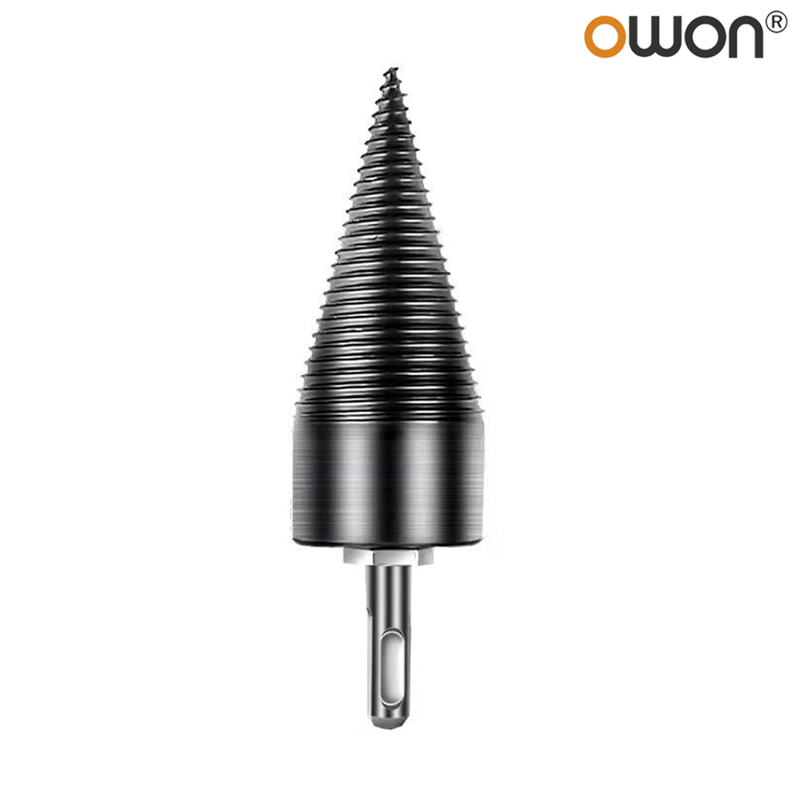 Wood Splitter Drill Bit 32mm/42mm Conical Steel Firewood Splitting Tool for Woodworking