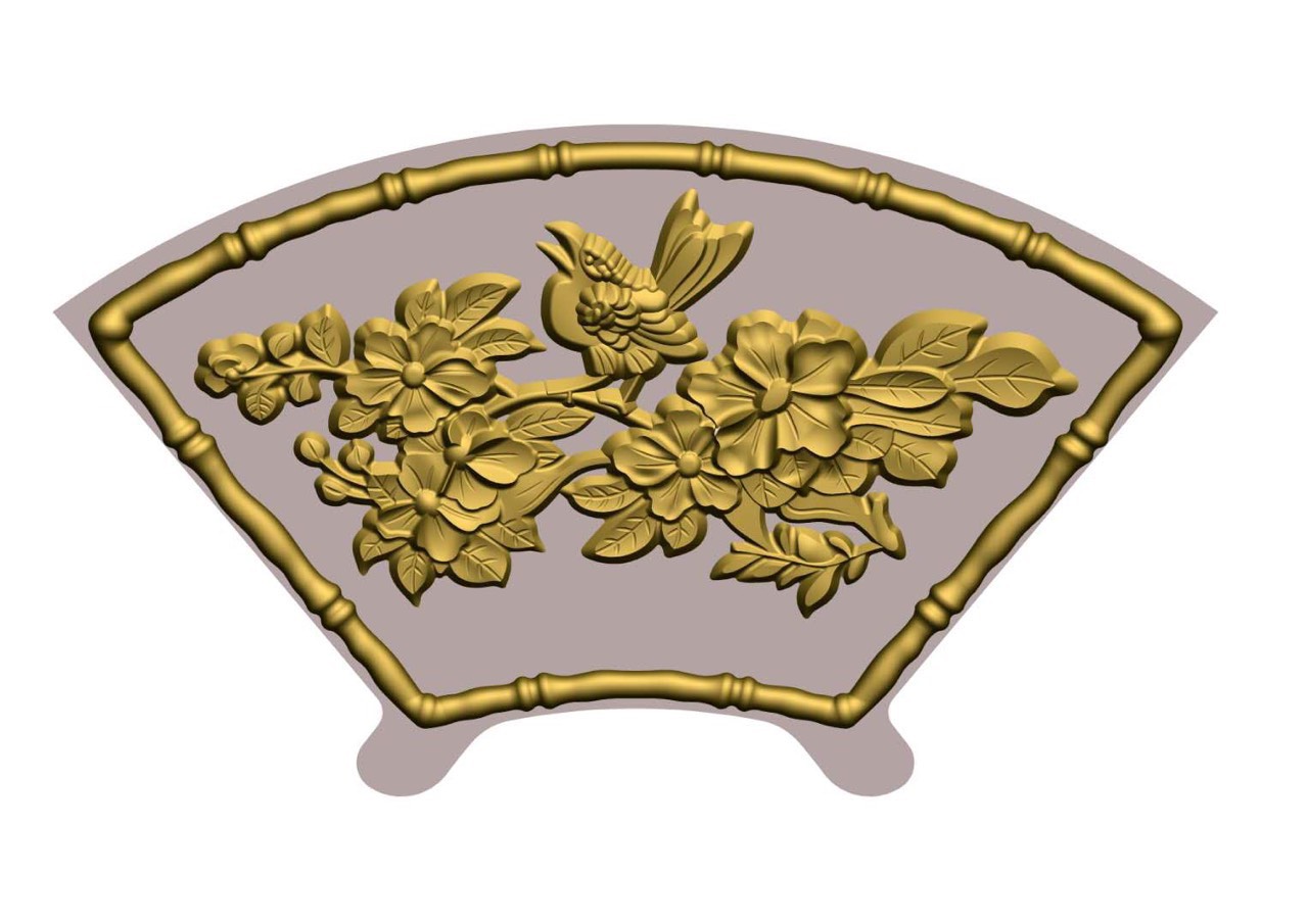 khuôn chậu rẻ quạt