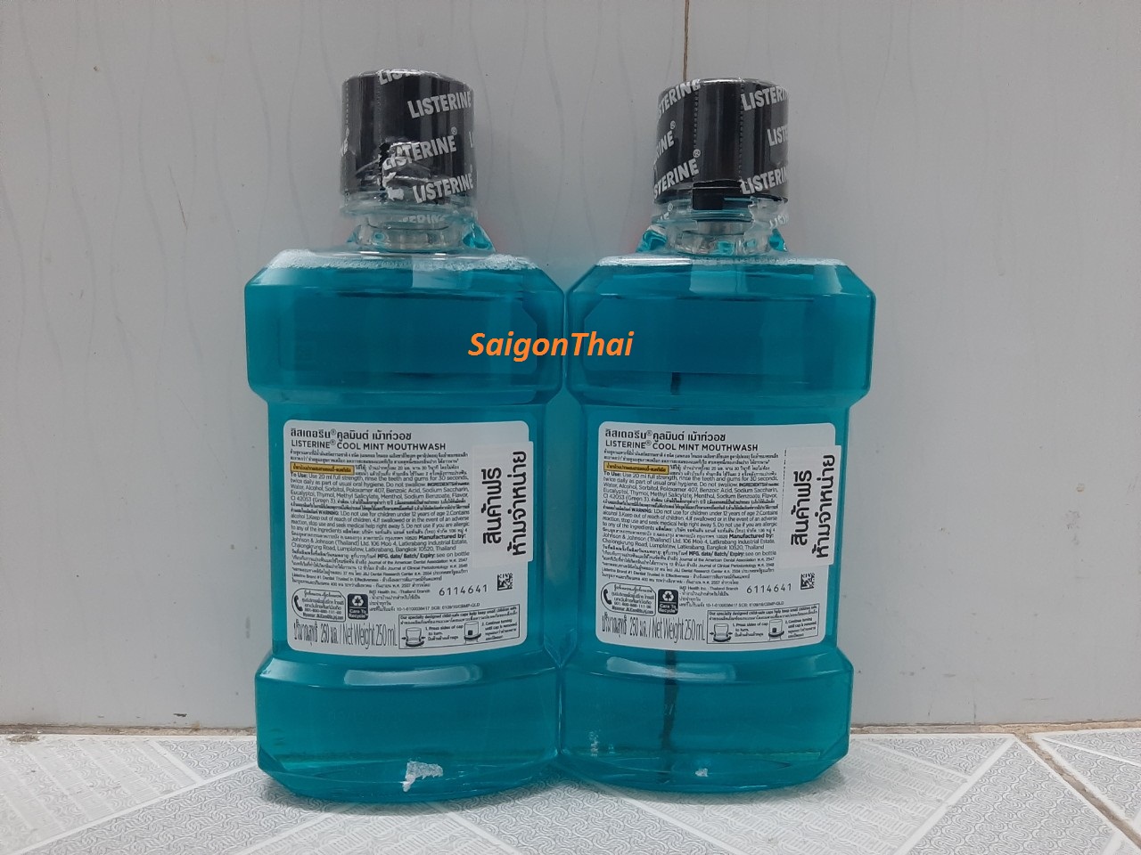 [HCM](SGT) Nước súc miệng LISTERINE chai 250ml Bạc Hà (Thái Lan)
