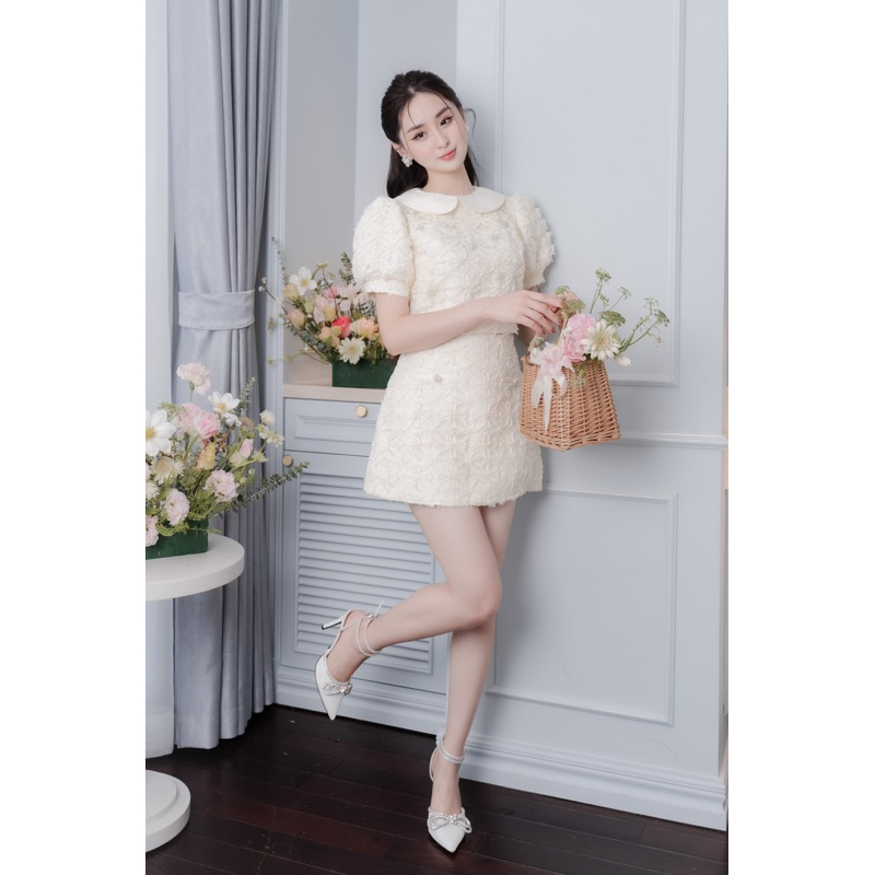 CÉLESTE - Chân Váy Hoa Fleur Skirt