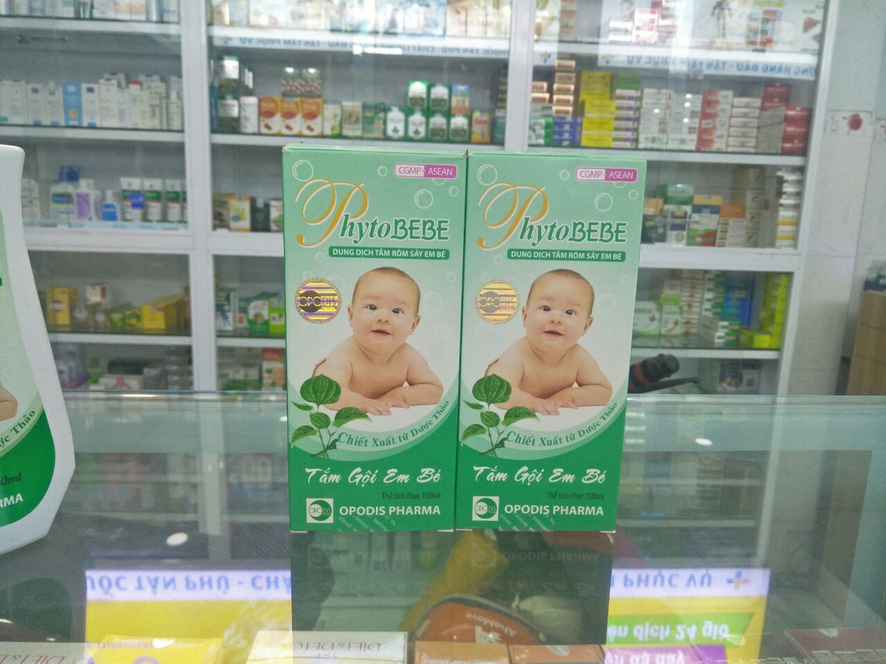 Dung dịch tắm rôm sảy em bé Phytobebe 250ml và 100ml