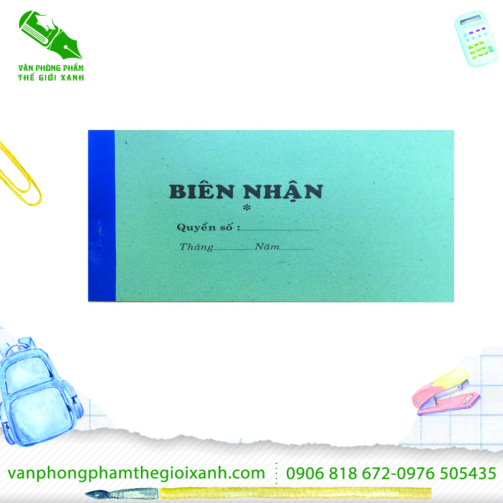 Biên nhận for 1 liên