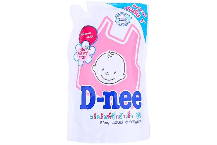 DUNG DỊCH GIẶT XẢ D-NEE HỒNG 600ML