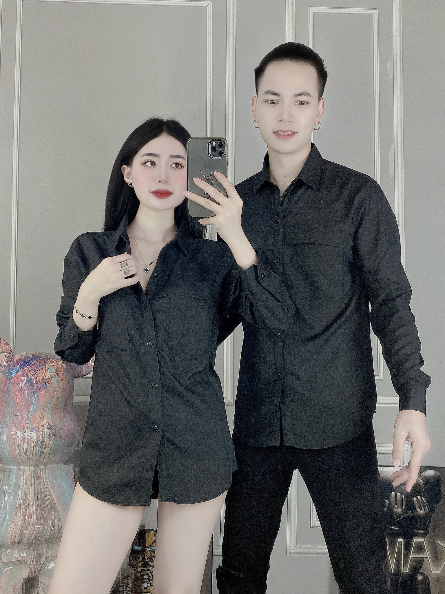 ÁO SƠ MI NAM CHẤT LỤA DÀY MÁT MỊN LỊCH SỰ