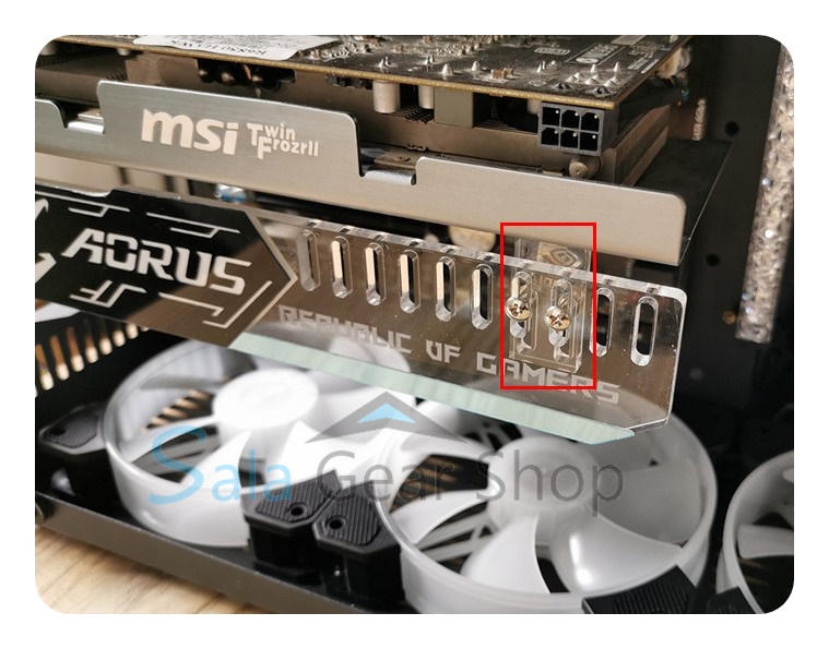 Đỡ  Card VGA Coolmoon Aorus RGB, Sync Hub Coolmoon