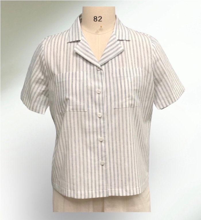 Áo cổ danton cho nữ giới