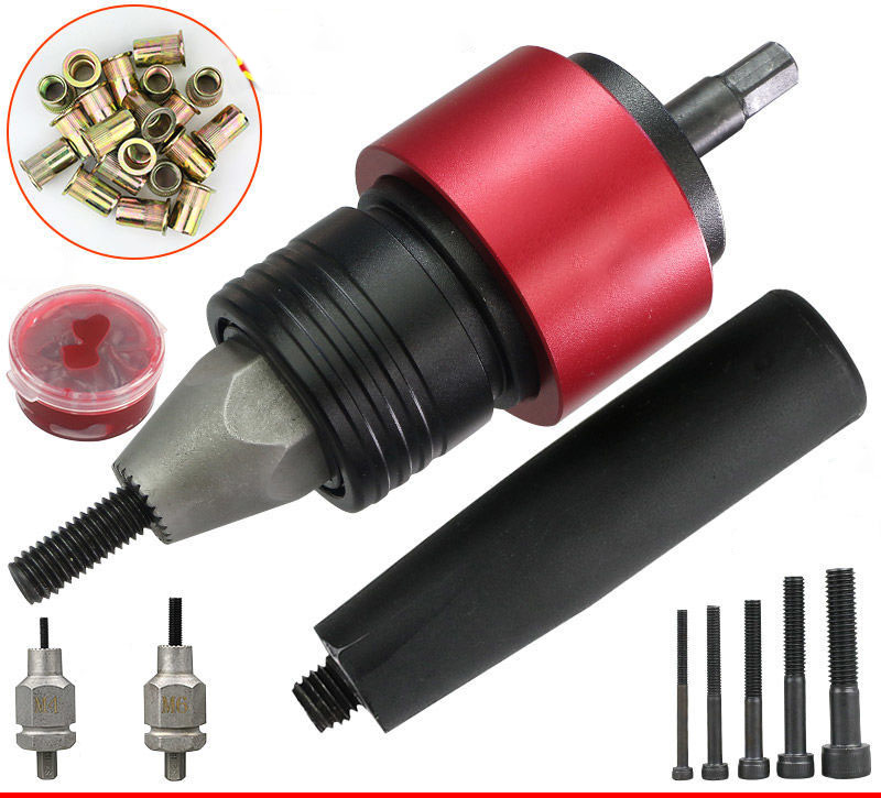 Đầu kít rút ốc tán gắn máy khoan
