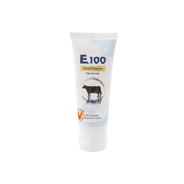 [HCM]Sữa rửa mặt E100 trắng mịn 50ml