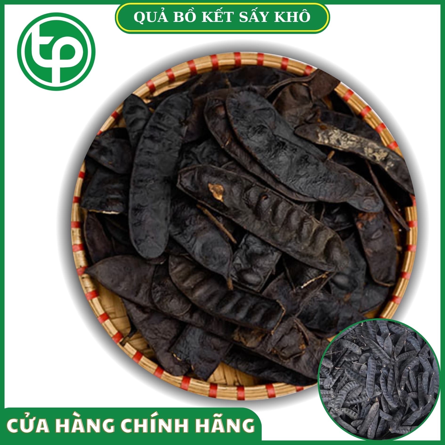 Quả bồ kết khô 1kg - Thảo Dược Tấn Phát