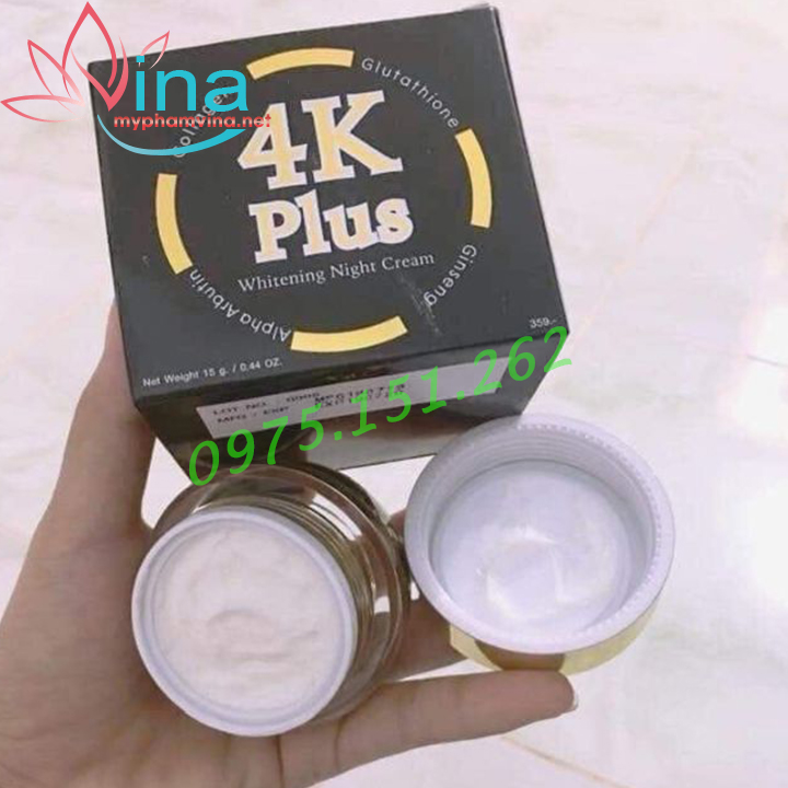 Kem 4K Plus Thái Lan Whitening Night Cream