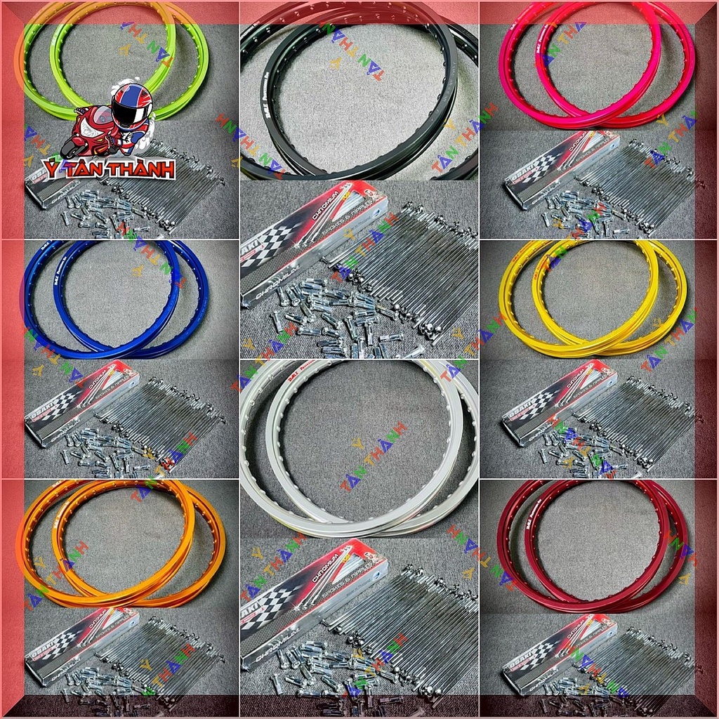 niềng nhôm căm mạ crom