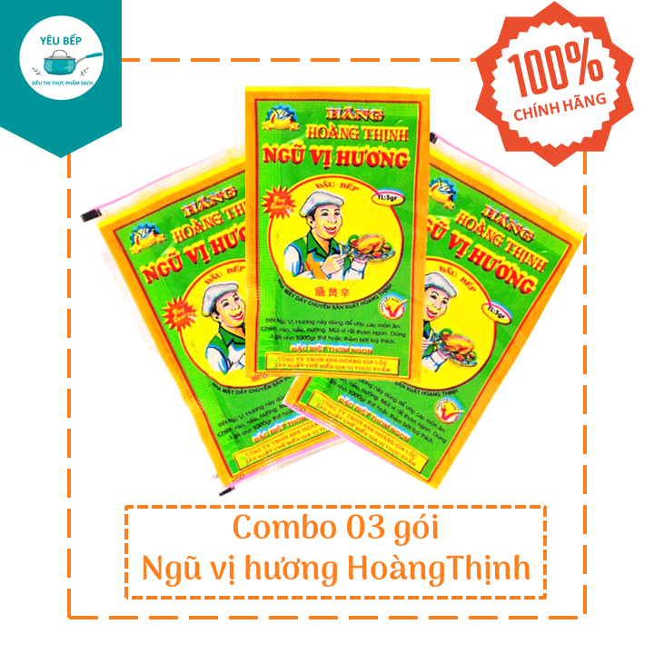 Combo 03 gói ngũ vị hương