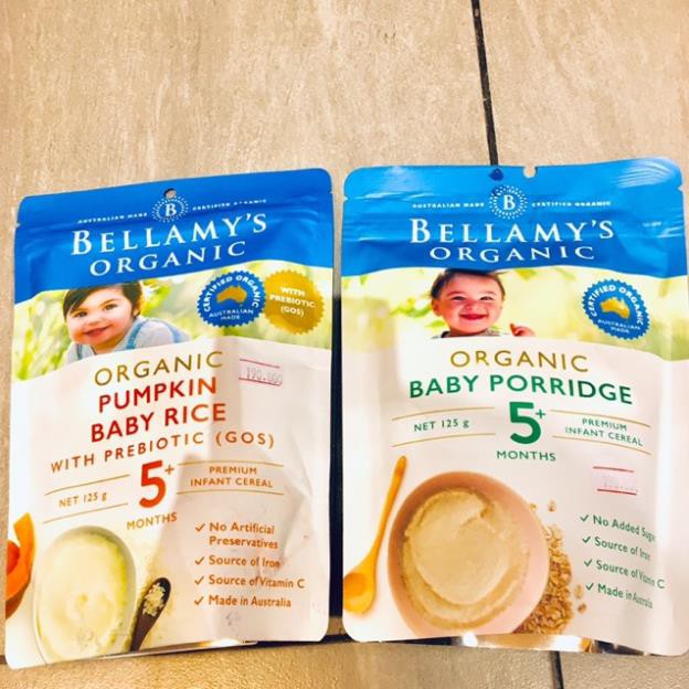 BELLAMY BỘT ĂN DẶM ORGANIC 125G - 5m
