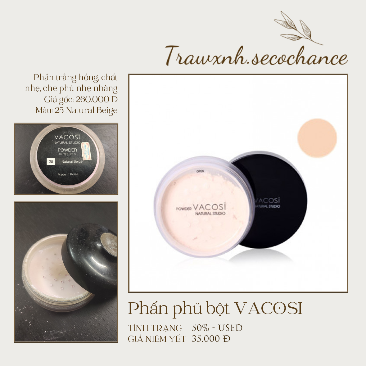 (THANH LÝ) PHẤN PHỦ HIGHEND - AUTH GIÁ RẺ