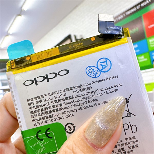 Pin Oppo F11 - BLP707, hàng y hình