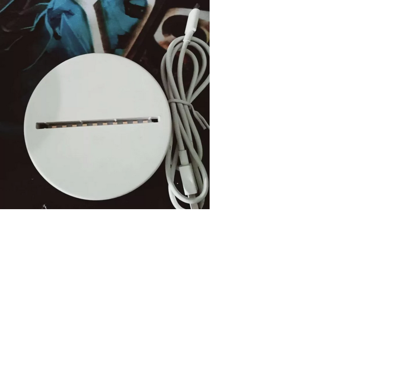 Đế Đèn LED 3D 16 Màu Cảm Ứng + Remote
