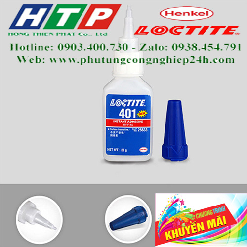 Keo dán nhanh khô Loctite 401-20gr