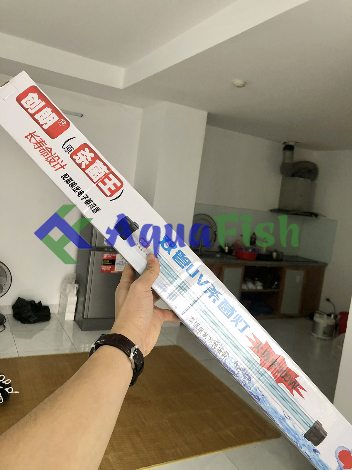 Đèn UV Fort Di, 3D Gebo 100w (đèn diệt tảo chuyên dụng cho hồ cá koi, hồ cá rồng)