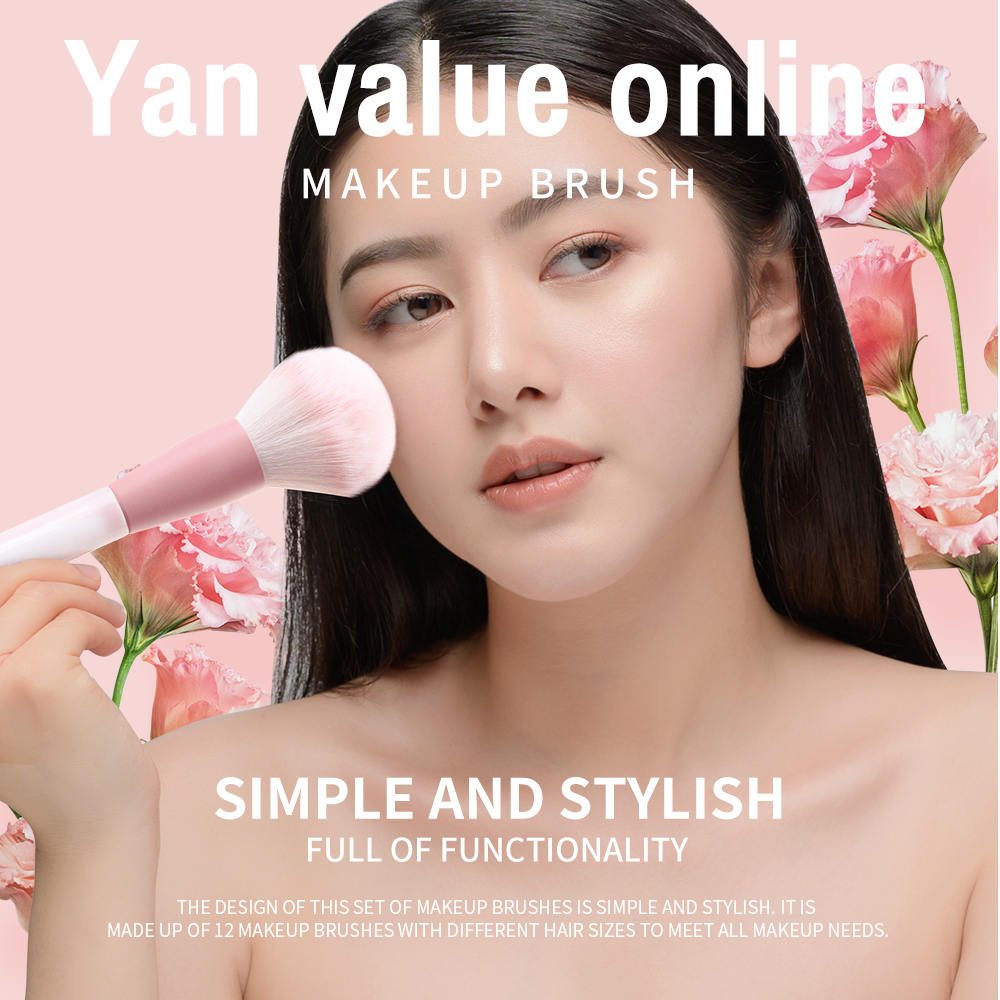 Bộ 12 Cọ Trang Điểm MAANGE 51199