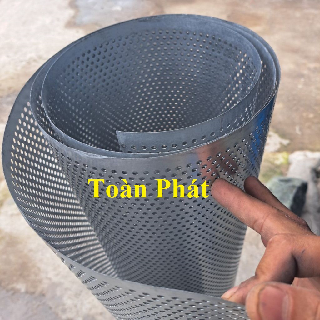 Tôn lỗ mạ kẽm , tôn đục lỗ mạ kẽm ,lưới ruồi kẽm chống rỉ lỗ 4 li