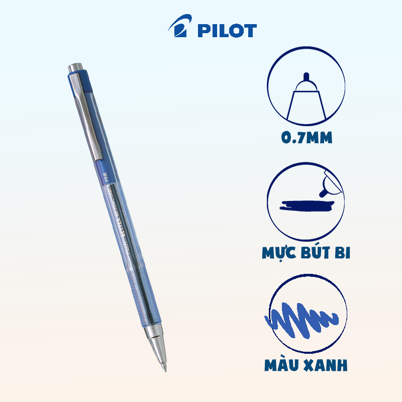 Bút bi Pilot Better Retractable BP-145-F
