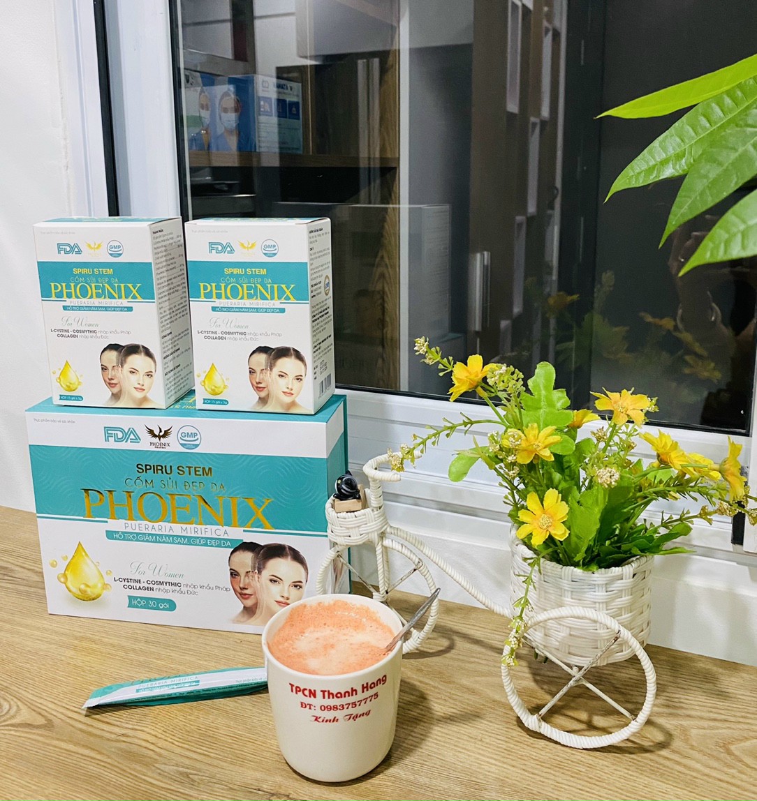 Cốm sủi nám đẹp da Phoenix Pharma