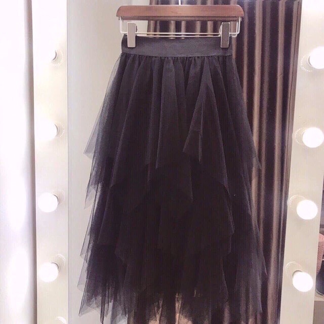 Chân váy maxi ren( ảnh+video)