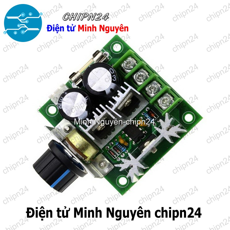 [1 cái] (Q100) Dimmer DC 10A 12V 24V 30V 36V - HH001625