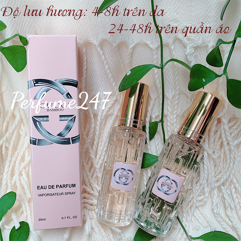 [HCM] NƯỚC HOA NỮ MINI GU.CI BAMBO 20ML CHIẾT THƠM LÂU