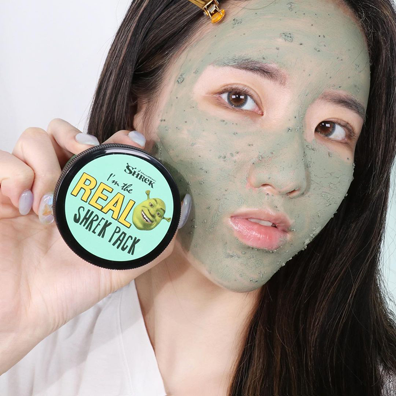 Mặt Nạ Đất Sét Bạc Hà Dreamworks I'm The Real Shrek Pack