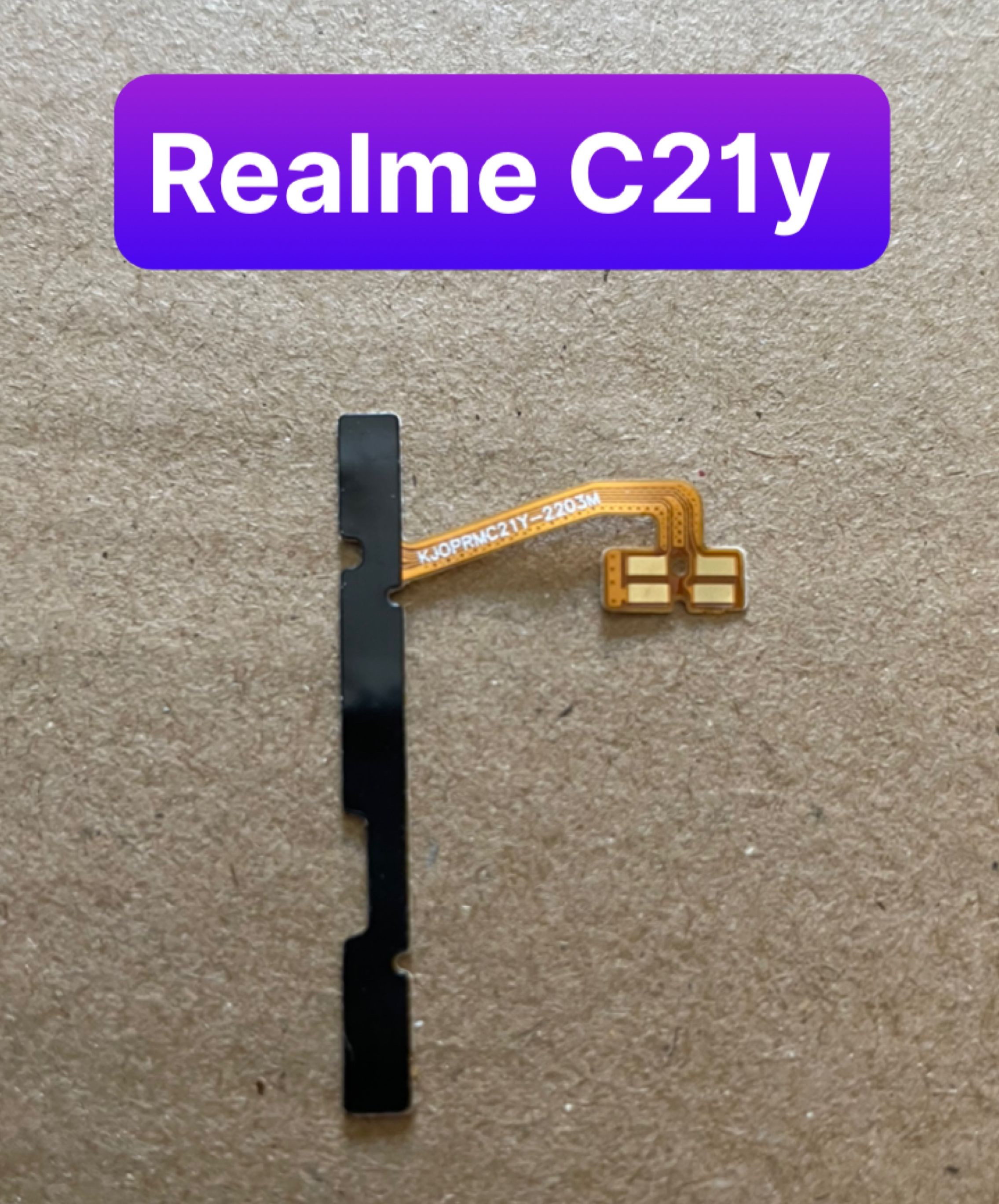 Cáp nguồn / cáp âm lượng Realme C21y / C25y lắp chung