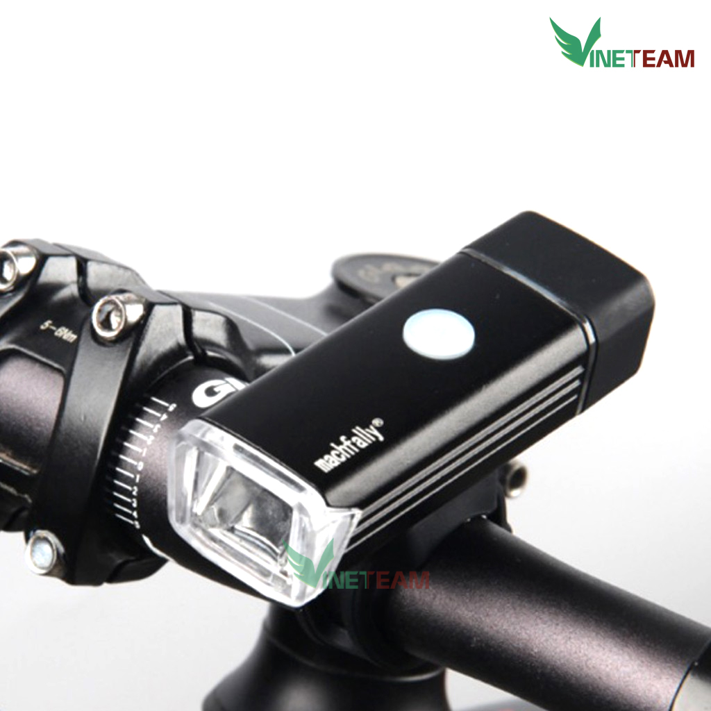 Đèn pha xe đạp siêu sáng machfally-sạc cổng usb-chống nước model eos100 -dc4354