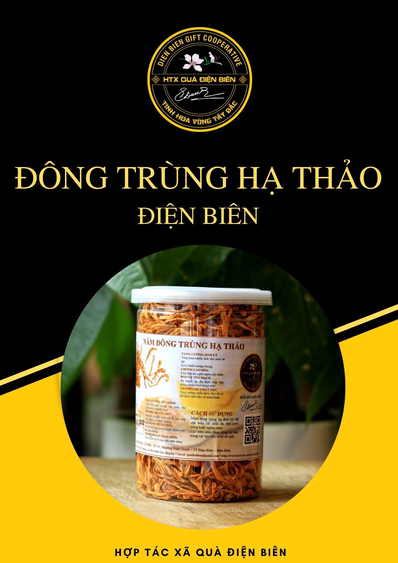 NẤM ĐÔNG TRÙNG KHÔ ĐIỆN BIÊN (phần thảo)