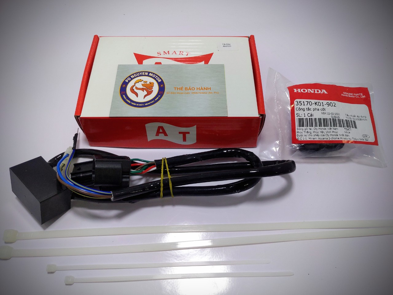 [HCM]MẠCH TẮT MỞ ĐÈN XE HONDA AIRBLADE 2023 (GIÁ ĐÃ BAO GỒM CÔNG TẮC PASSING SH)