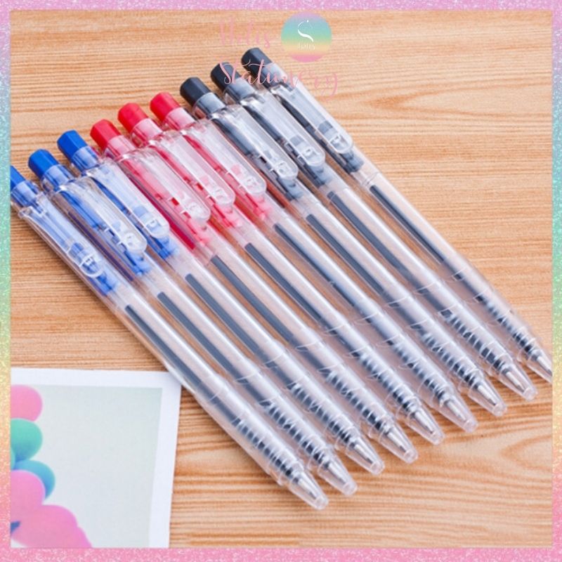[HOTIS] Bút bi 0.7mm - Xanh/ Đen/ Đỏ (Set 5 cây)
