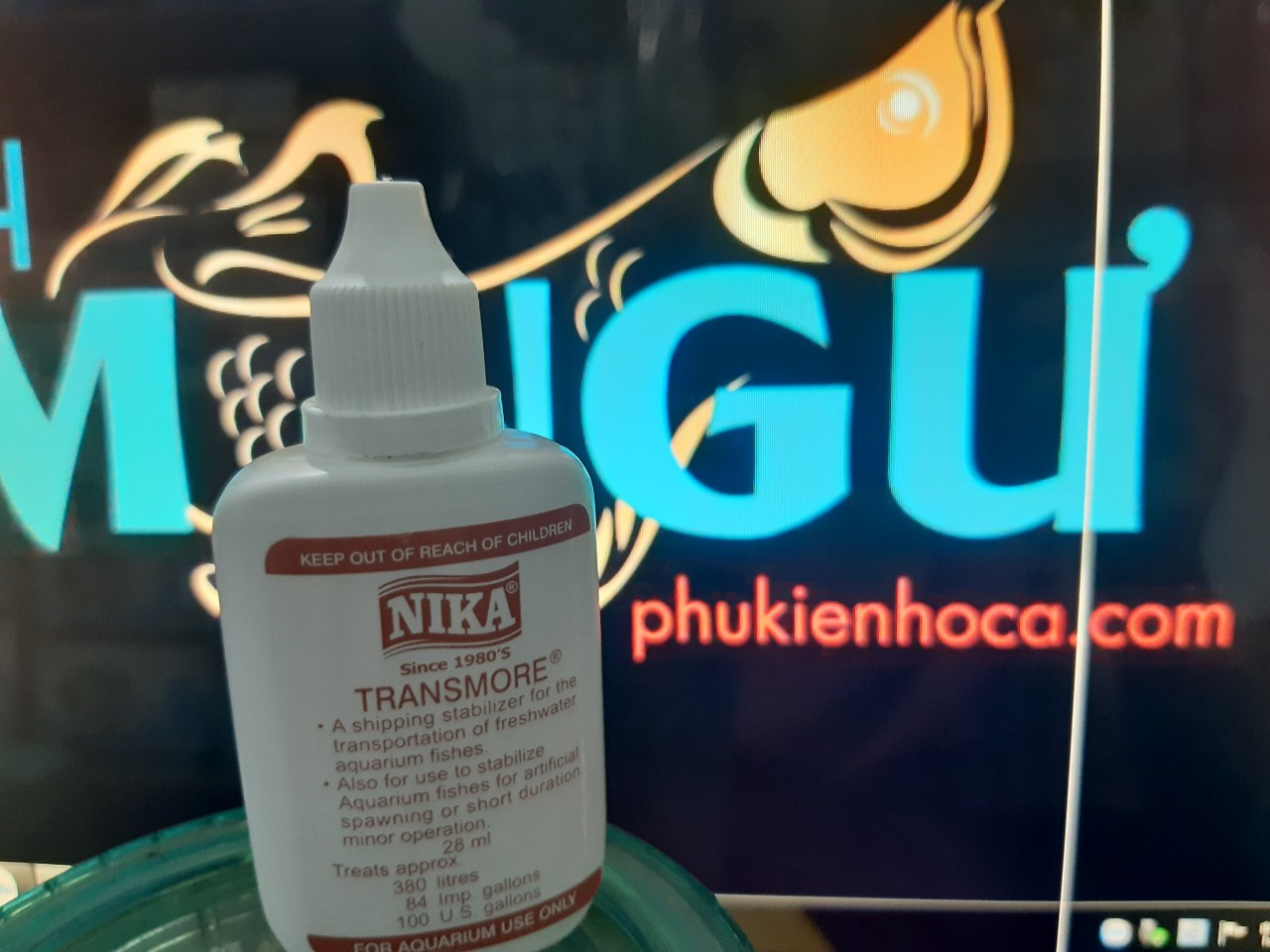 Dung Dịch Gây Mê Cho Cá Cảnh NIKA Transmore 28ml