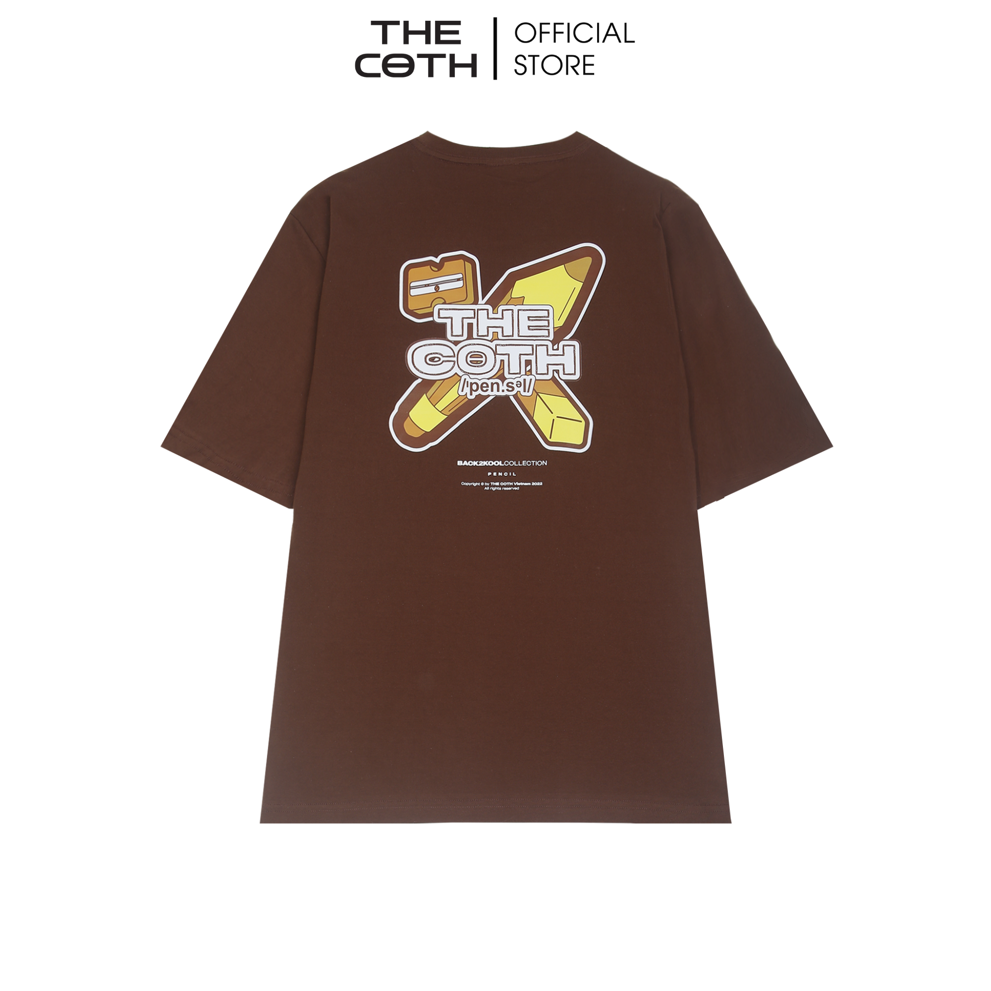[BACK2KOOL] Áo thun Unisex Pencil Tee Thương hiệu The Coth - AT2U0804