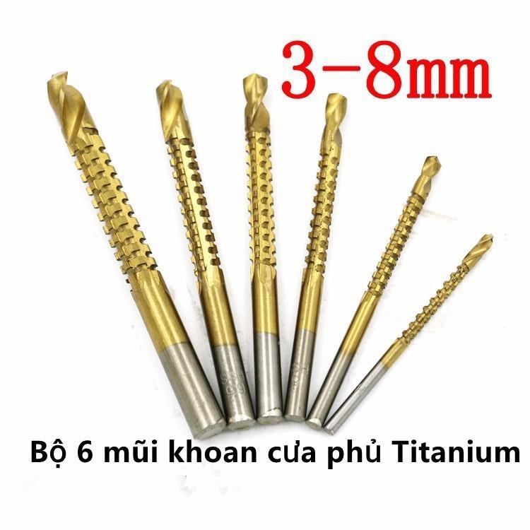 mũi khoan cưa  PHỦ TITANIUM