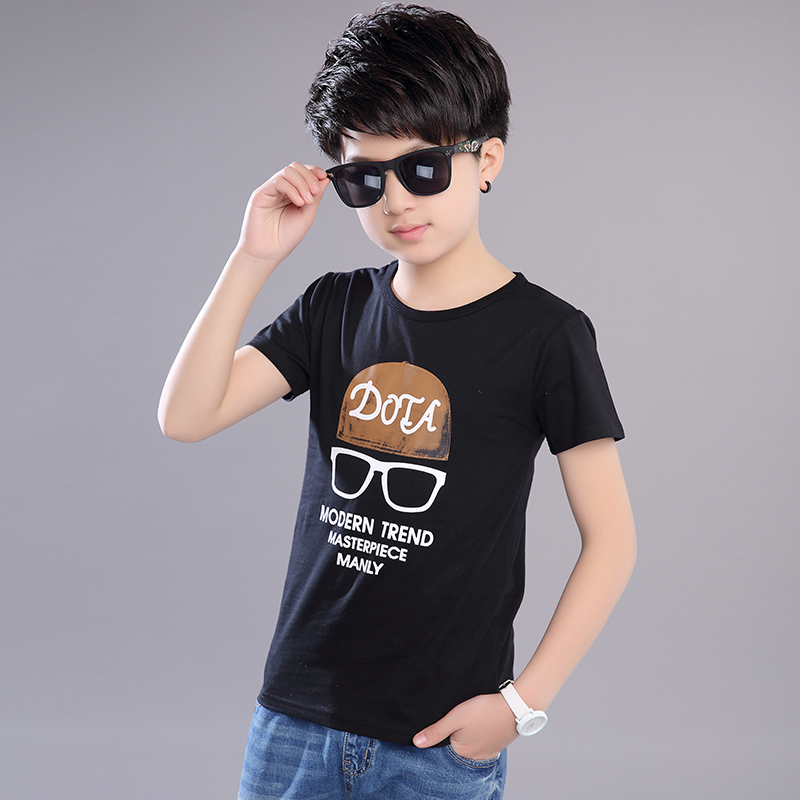 [HCM]Áo thun bé trai size đại TrueKids Áo thun ngắn tay bé trai 17 - 40kg Hàng Xuất Âu Mỹ